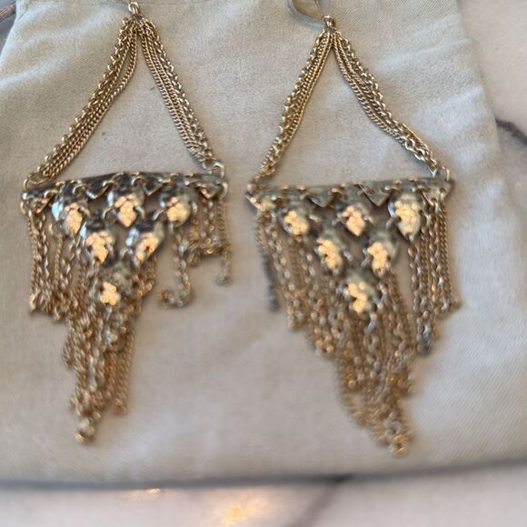 Kendra Scott Mandy Tassel Chandelier Earrings - Picture 4 of 5